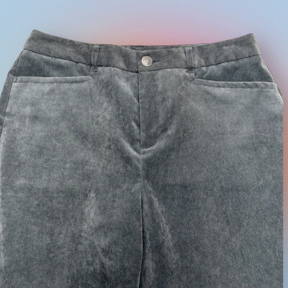 CHRISTOPHER & BANKS Women’s 8 Short Gray Corduroy Jeans